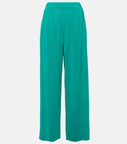 Max Mara Ring jersey crêpe wide-leg pants | LYBSTORE