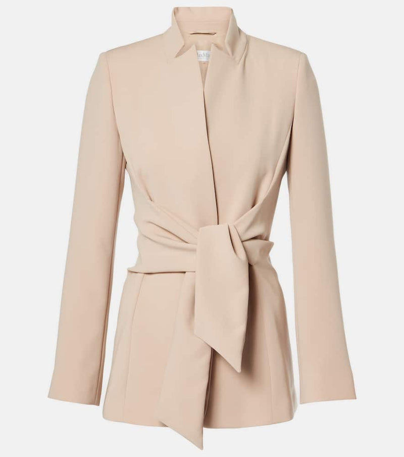 Max Mara Seggio belted cady blazer