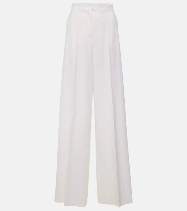 Max Mara Senna virgin wool wide-leg pants