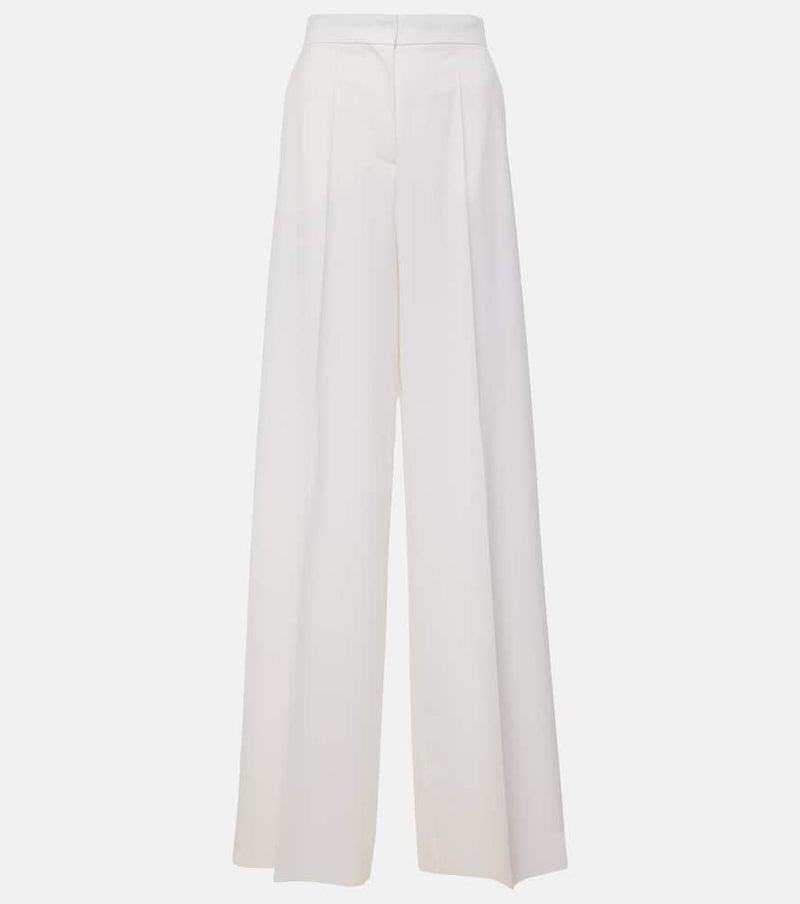 Max Mara Senna virgin wool wide-leg pants