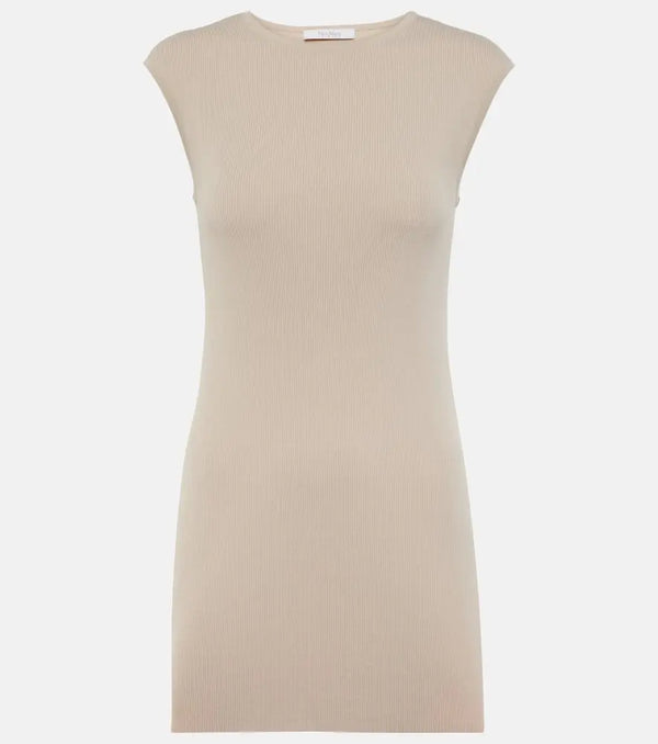 Max Mara Soldino ribbed-knit jersey top