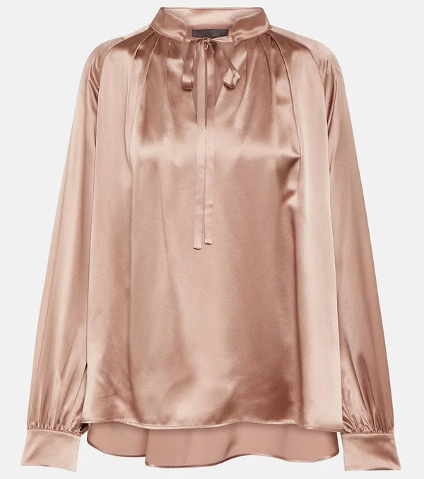 Max Mara Tamigi silk satin blouse | LYBSTORE