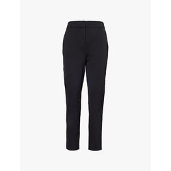 Max Mara Tapered-leg high-rise stretch-woven trousers