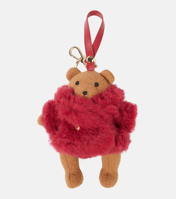 Max Mara Teak teddy bag charm