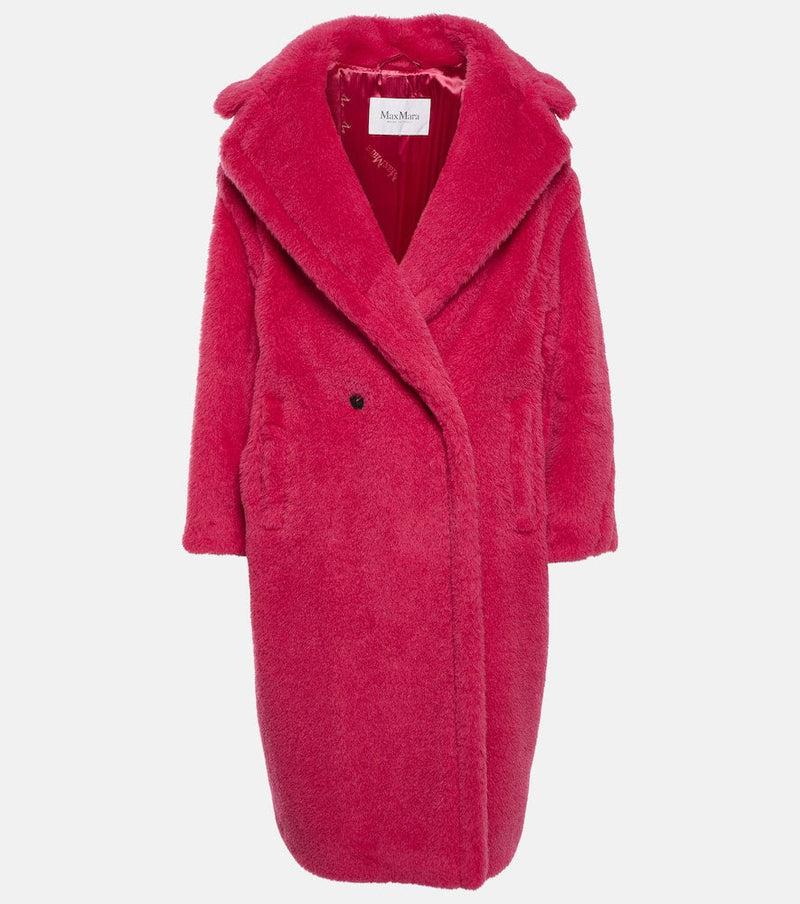 Max Mara Teddy Bear Icon alpaca, wool, and silk coat