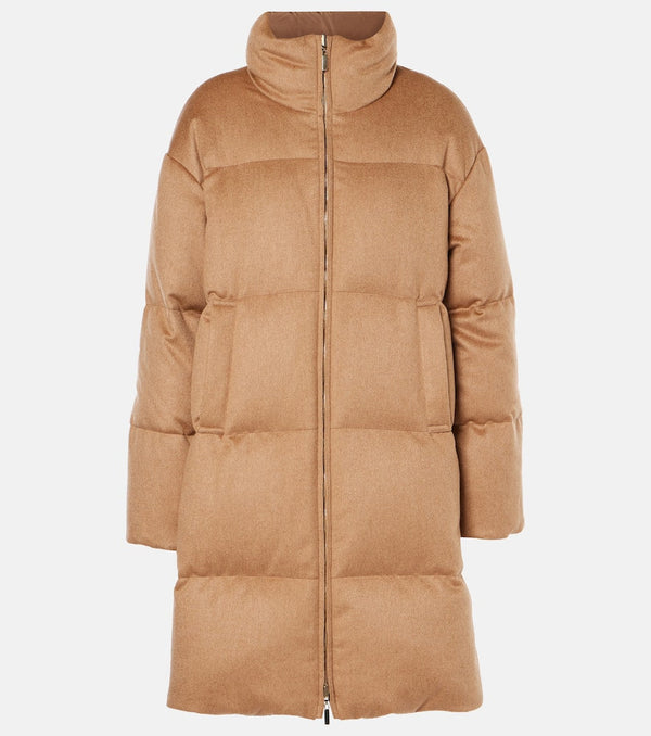 Max Mara The Cube Dante camel hair down coat