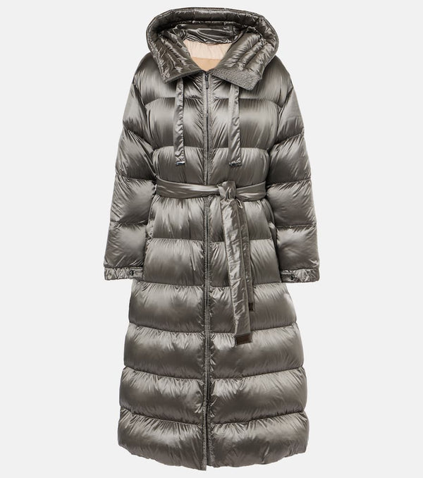 Max Mara The Cube Spacev metallic down coat