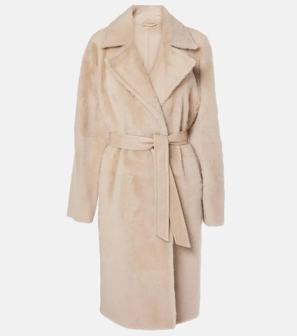 Max Mara Ulzio belted camel hair coat