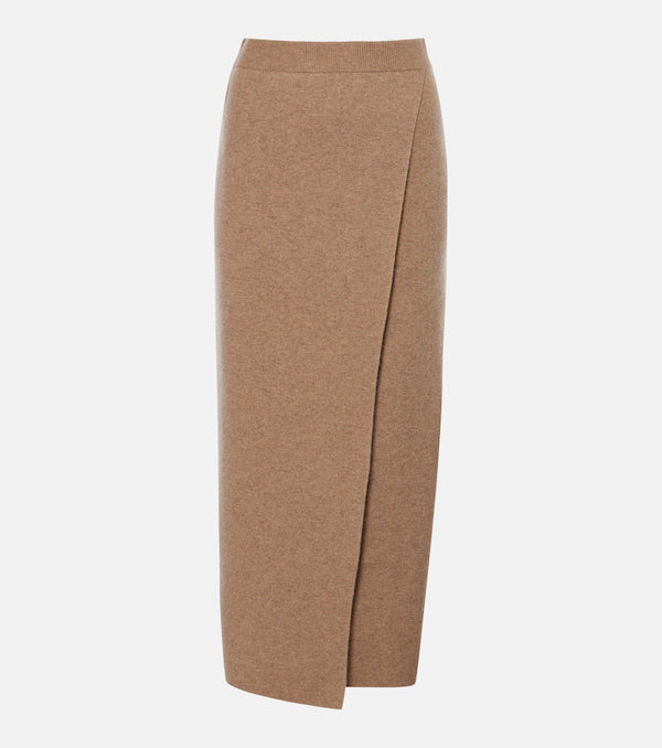 Max Mara Umbria wool and cashmere midi skirt | LYBSTORE