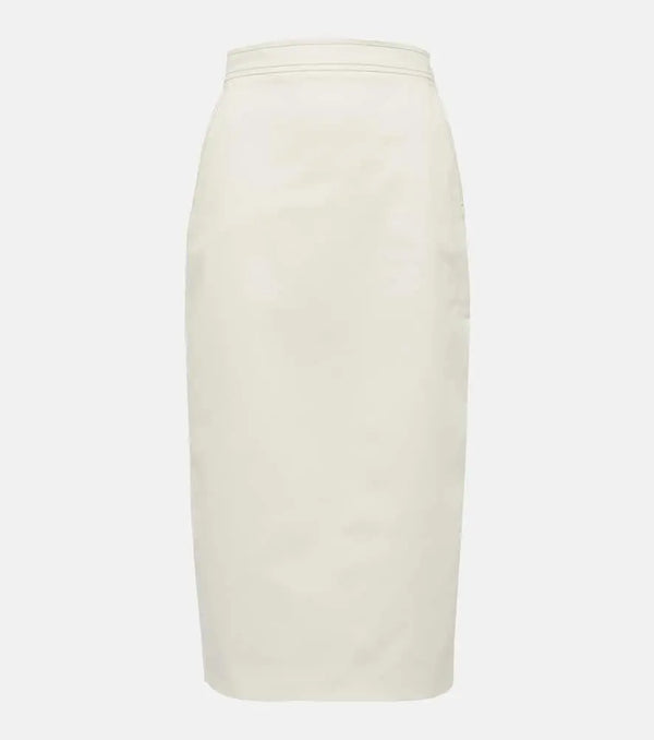 Max Mara Zulia cotton-blend midi skirt | LYBSTORE