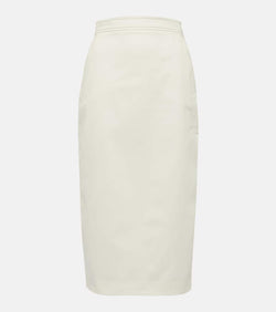 Max Mara Zulia cotton-blend midi skirt