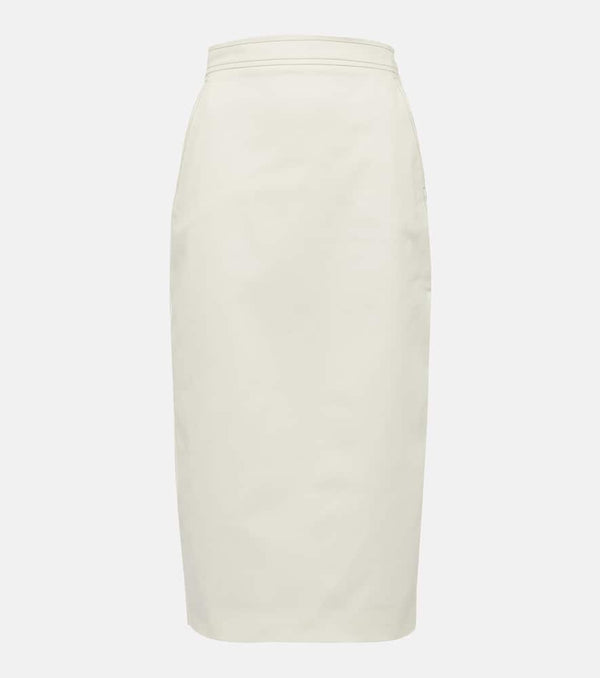 Max Mara Zulia cotton-blend midi skirt