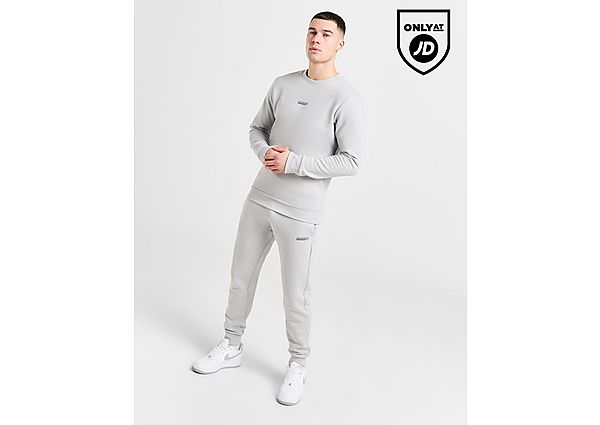 McKenzie Essential Crew Tracksuit Grey