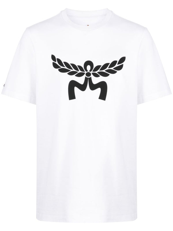 Mcm Cotton T Shirt With Logo