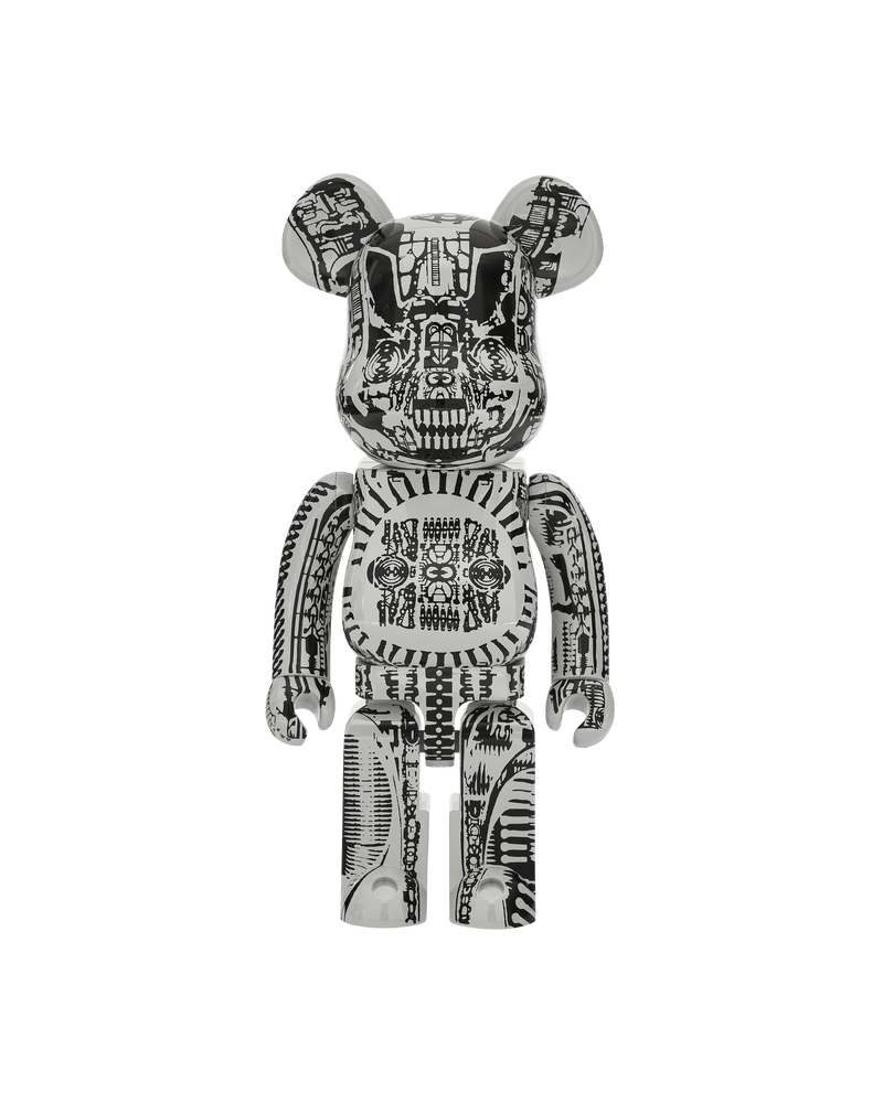 Medicom 1000% H.R. Giger Chrome Version Be@rbrick White