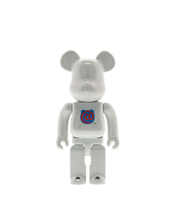 Medicom 400% 1st Model White Chrome Be@rbrick Multicolor