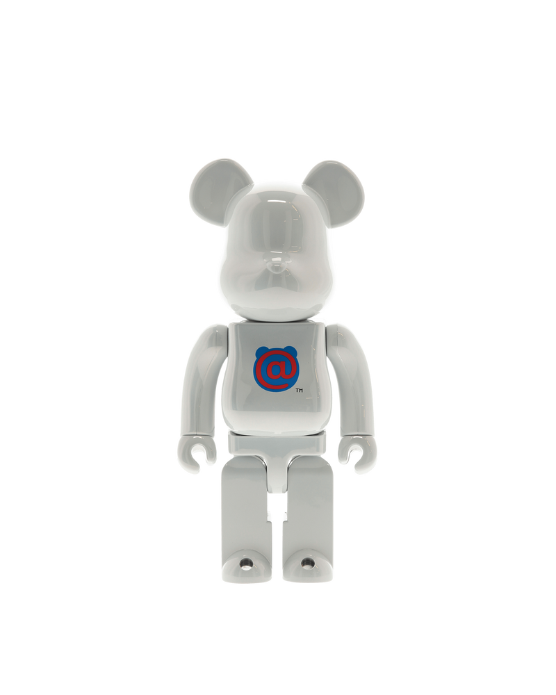 Medicom 400% 1st Model White Chrome Be@rbrick Multicolor