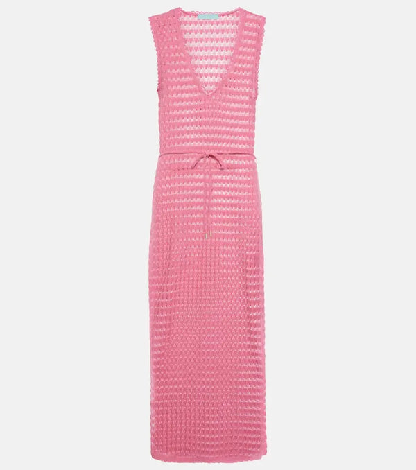 Melissa Odabash Annabel open-knit midi dress