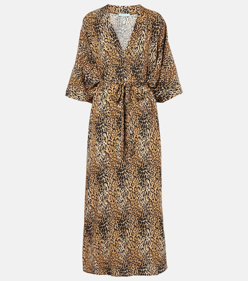 Melissa Odabash Bonnie leopard-print maxi dress