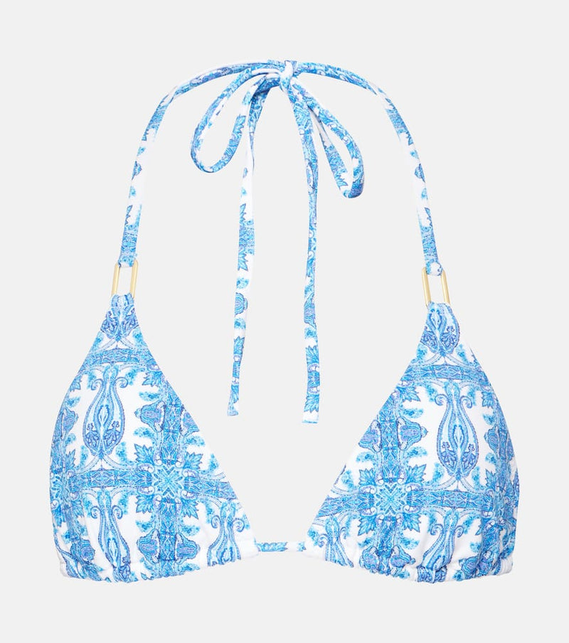 Melissa Odabash Cancun printed triangle bikini top