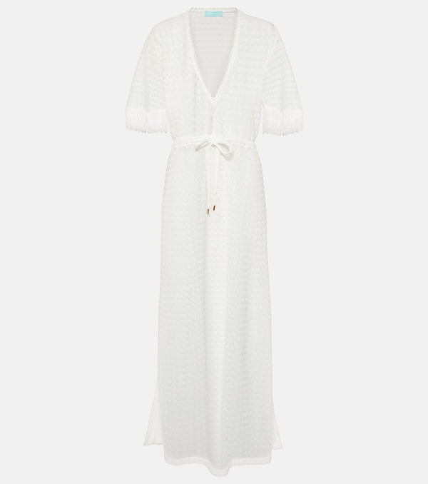 Melissa Odabash Phoebe fringed kaftan