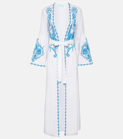 Melissa Odabash Romilly cotton and linen kaftan