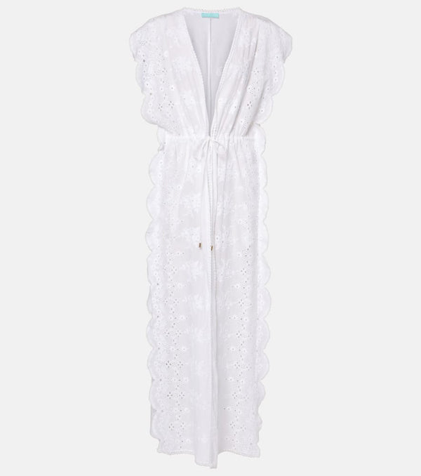 Melissa Odabash Talitha broderie anglaise cotton beach dress