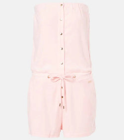 Melissa Odabash Venus cotton-blend jumpsuit