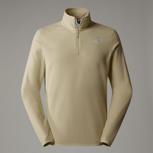 The North Face  100 Glacier 1/4 Zip Fleece Gravel-npf