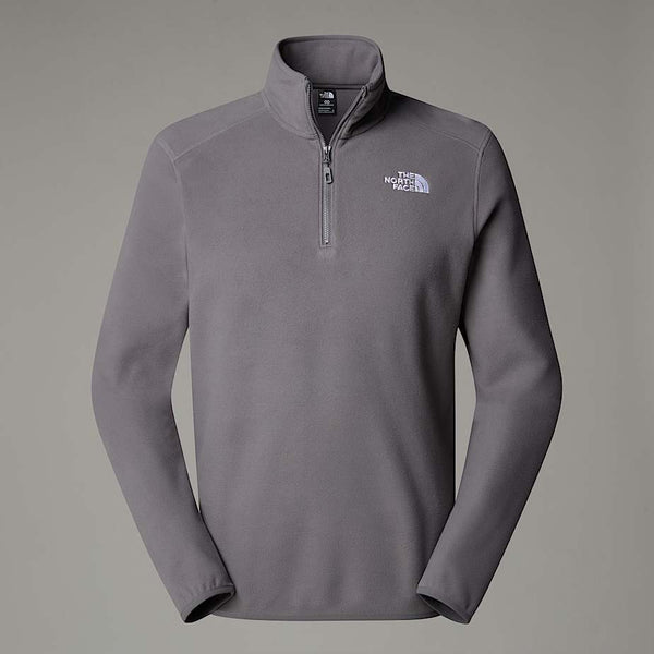 The North Face 100 Glacier 1/4 Zip Fleece Smoked Pearl male