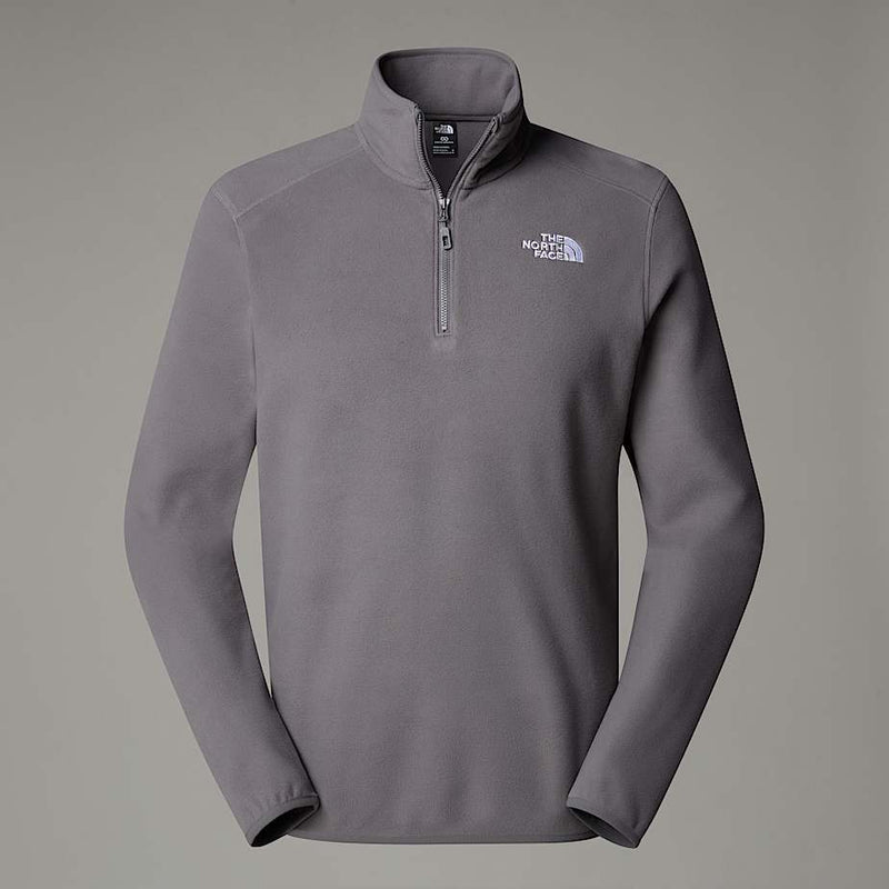The North Face 100 Glacier 1/4 Zip Fleece Smoked Pearl male