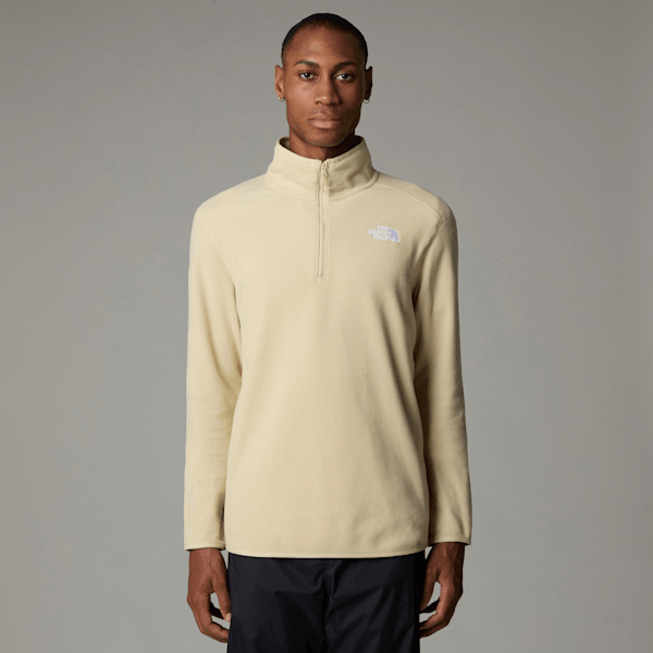 The North Face Men's 100 Glacier 1/4 Zip Fleece Gravel-npf