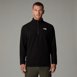 The North Face Men's 100 Glacier 1/4 Zip Fleece Tnf Black-npf 