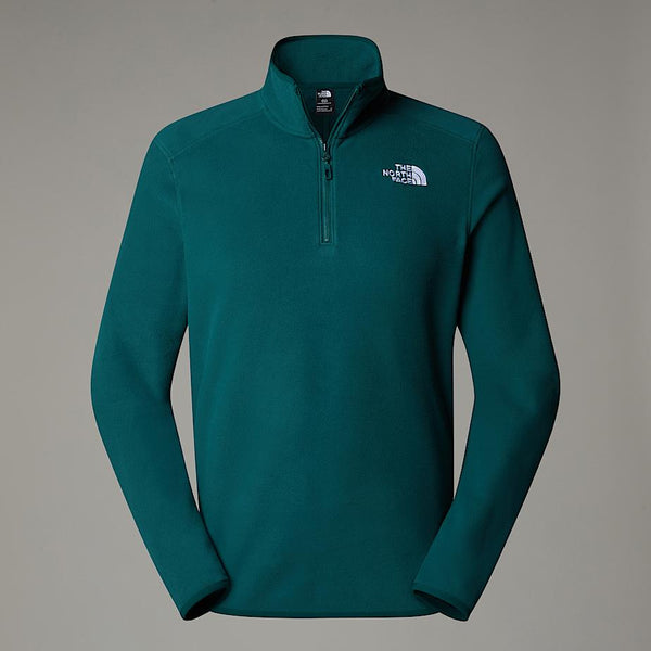 The North Face 100 Glacier 1/4 Zip Fleece Deep Nori male