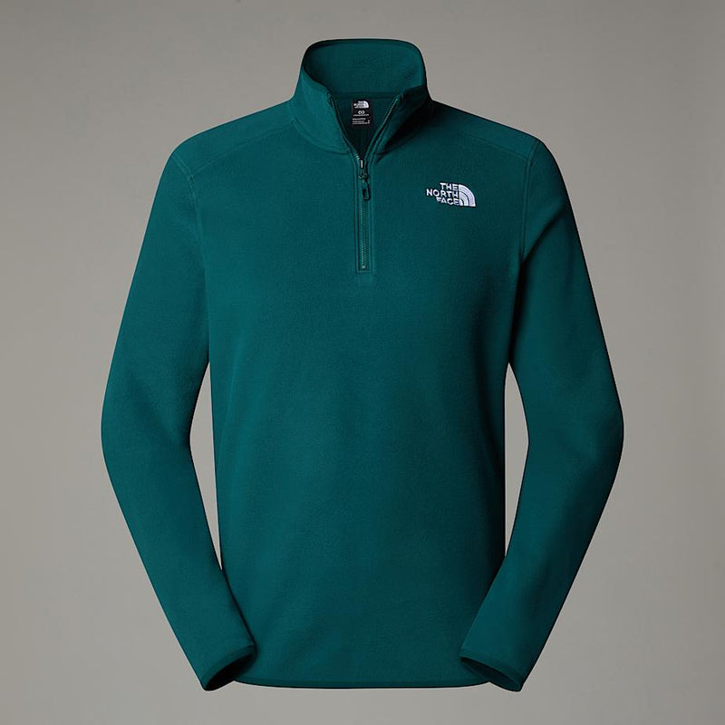 The North Face 100 Glacier 1/4 Zip Fleece Deep Nori male