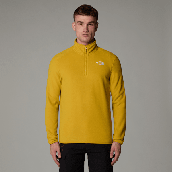 The North Face  100 Glacier 1/4 Zip Fleece Turmeric