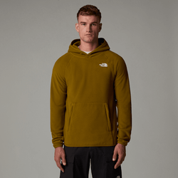 The North Face Men's 100 Glacier Fleece Hoodie Moss Green