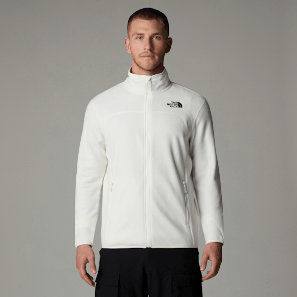 The North Face  100 Glacier Full-zip Fleece White Dune