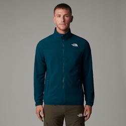 The North Face Men's 100 Glacier Full-zip Fleece Midnight Petrol 