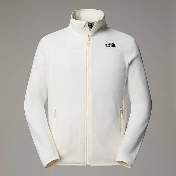 The North Face 100 Glacier Full-zip Fleece White Dune male