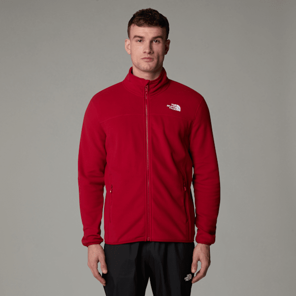 The North Face  100 Glacier Full-zip Fleece Garnet Red