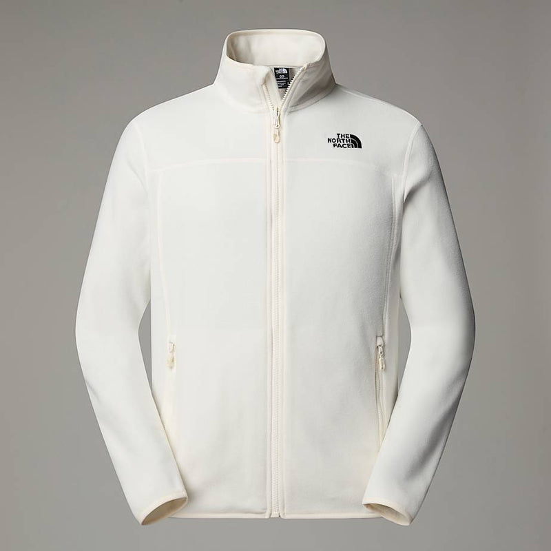 The North Face 100 Glacier Full-zip Fleece White Dune male
