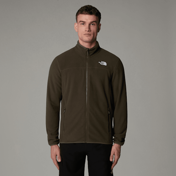 The North Face  100 Glacier Full-zip Fleece New Taupe Green