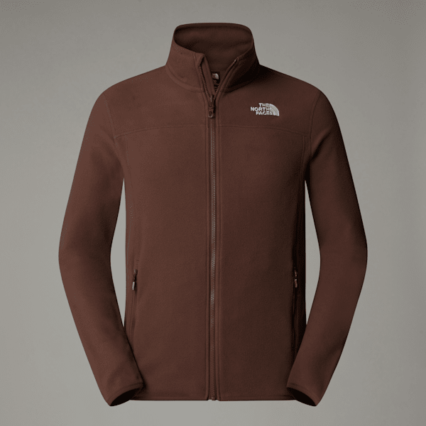 The North Face Men's 100 Glacier Full-zip Fleece Smokey Brown 