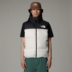 The North Face Men’s 1996 Retro Nuptse Gilet White Dune-tnf Black