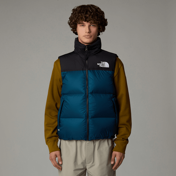 The North Face Men’s Retro Nuptse Gilet Midnight Petrol-tnf Black