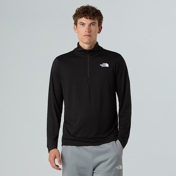 The North Face 24/7 1/4 Zip Long-sleeve T-shirt Tnf Black male