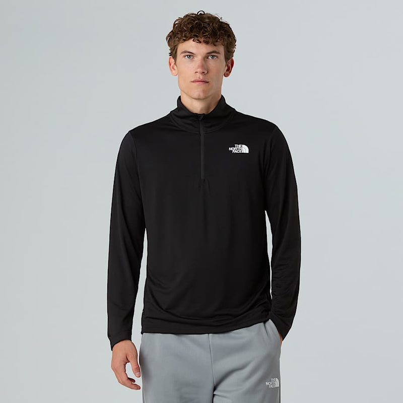 The North Face 24/7 1/4 Zip Long-sleeve T-shirt Tnf Black male