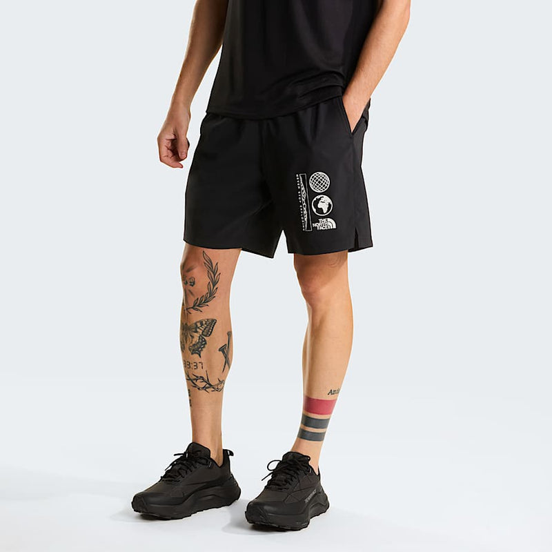 The North Face 24/7 7'' Graphic Shorts Tnf Black Size
