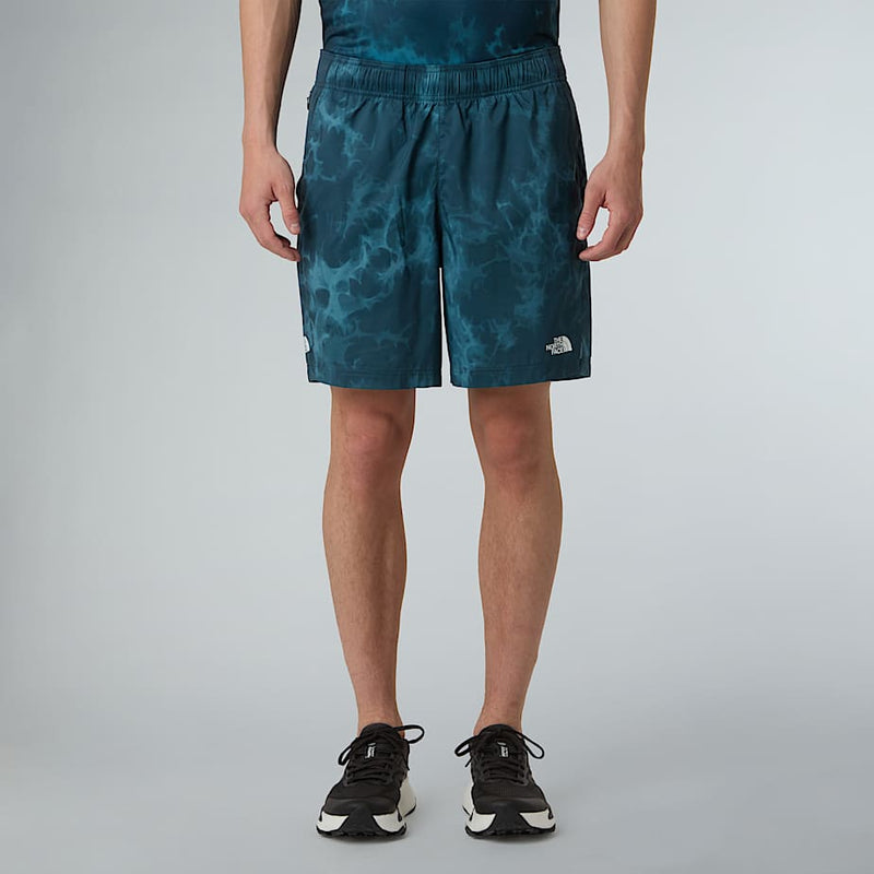 The North Face 24/7 7'' Printed Shorts Deep Cypress Light Refractions Print Size male
